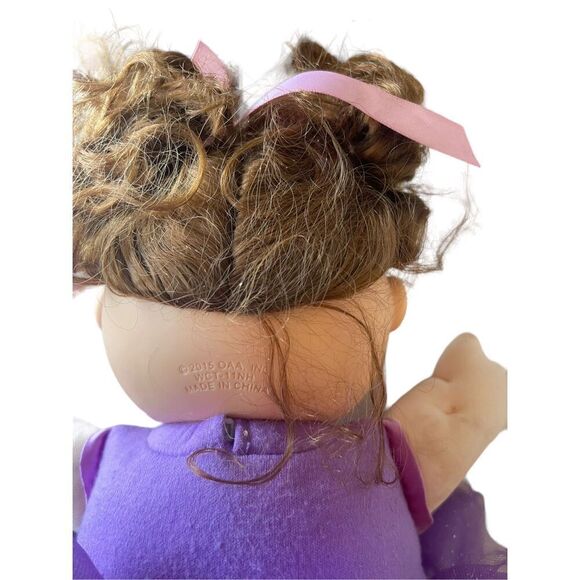 Cabbage Patch Kids Sitting Pretty Soft & Cuddly Fruit Grape Outfit Doll - Picture 8 of 11